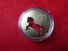 Mongolei, 500 Terper, Pferd, 2014 ,  Silber, original, farbig