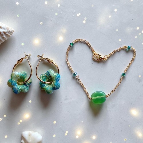 Armband paar blumen - +2,