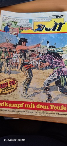 Comic schwarzer wolf - schwarzer,