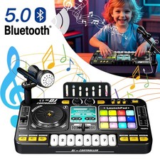 Kinder DJ Mixer Mit MIDI Grid Bluetooth Aufnahme Musik Spielzeug