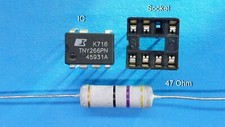 TNY266PN plus Widerstand 47 Ohm Widerstand 3 Watt + Sockel
