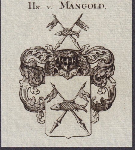 Mangold wappen coat arms - wappen, of