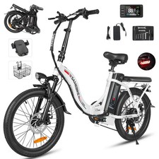E bike Klapprad 20 Zoll Elektrofahrrad E-Mountainbike 36V12AH Akku Electric-Bike