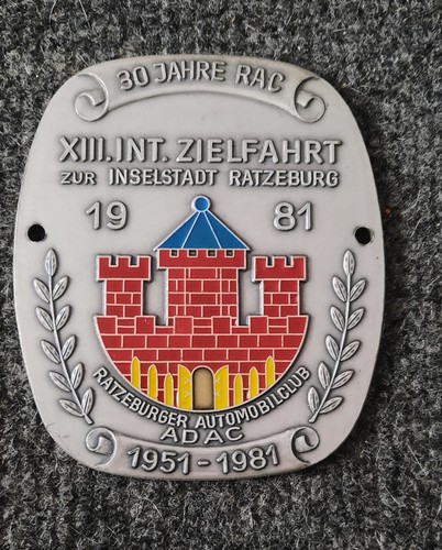 Adac plakette xiii - plakette, xiii.