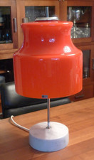 stylische Designer CANDLE Tischleuchte Tischlampe 70er Space Age Whirlpool-Serie