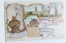 Essen - STOPPENBERG - Hallo ,Gruss vom ,AK Litho 1899                      656