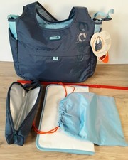 Wickeltasche Schwimmbadtasche mit Zubehör viele Fächer MUSTER