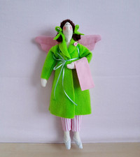 Engel in Bademantel, 46cm