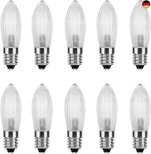 DiCUNO E10 LED Riffelkerze