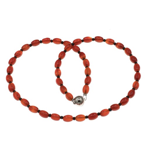 Karneol achat kette mit - karneol,