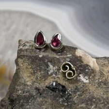 Turmalin Ohrring, 925er