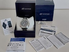 Casio EDIFICE Herren Uhr EQB-501XD-1AER, Bluetooth/Solar silber/schwarz/rot, OVP