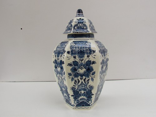 Große deckelvase delft - deckelvase, delft-jahren