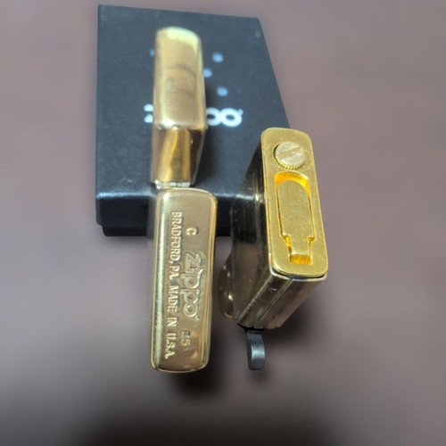 Zippo solid brass feuerzeug - zippo,