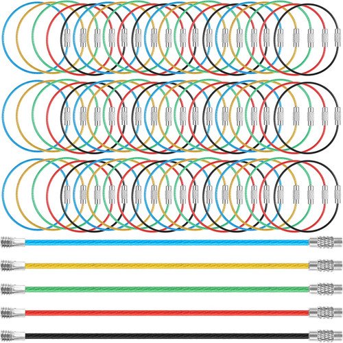 Schlüsselring drahtseil 15cm - schlüsselring,