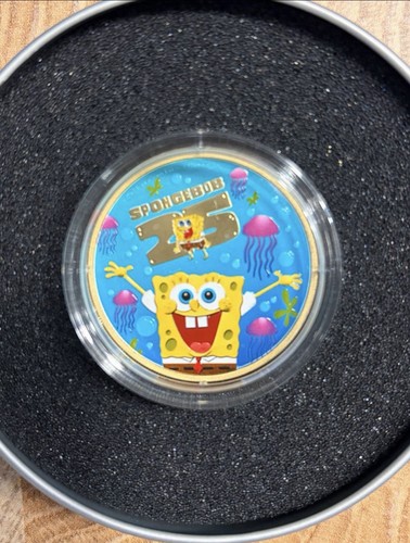Silbermünze spongebob - 1, oz