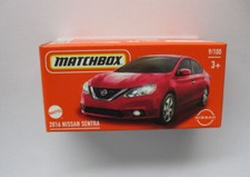 2016 Nissan Sentra  Dark-Red ** Matchbox  Power Grabs BOX 978G 1:64