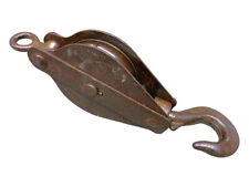 Kranhaken Lasthaken mit Umlenkrolle für Kran Seilzug Flaschenzug 45991