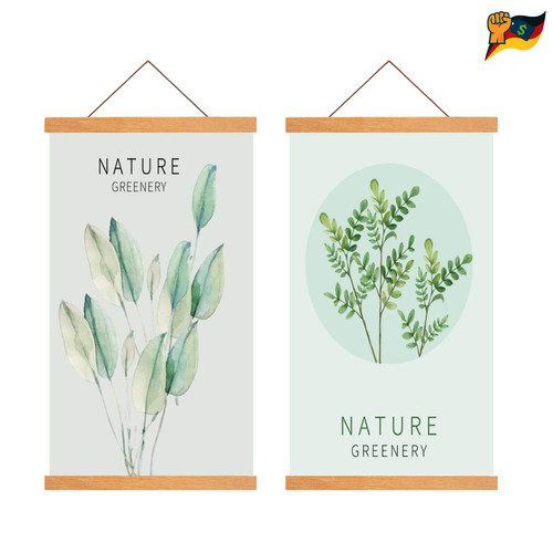 Magnetischer holz posterhalter - holz,