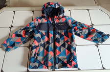 Winterjacke Kinder Jacke Kapuze Blau Orange Skijacke Schneejacke Lego Gr. 110