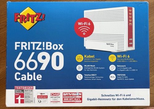 Avm fritz box - 6690, cable