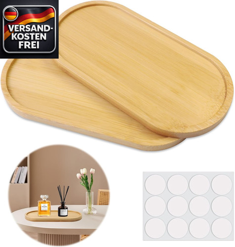 Holztablett set stück - holztablett,