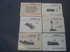 Märklin H0/00 Bedienungsanleitung f. Weichen und Signal  7188 , 5140 , 5128 ....