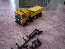 Herpa 949606  Scania CG  4 achs Kipper mit Ladung Leonhard Weiss    1:87  in OVP
