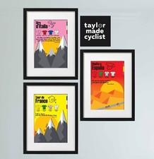 Grand Tour Radsport Drucke -