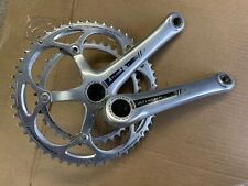 "Vintage" Campagnolo Athena Kurbelsatz "UT" silber / 172,5mm / 53/39 Z.