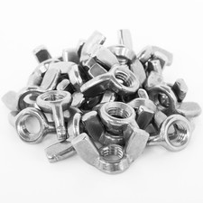 Flügelmuttern Edelstahl A2 rostfrei V2A DIN 315 M3 M4 M5 M6 M8 M10 M12 Muttern