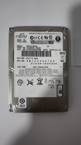 Festplatte fujitsu 120gb - festplatte,