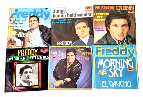 Freddy quinn x 7 single - 6, 7´single