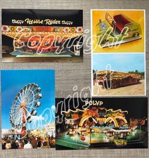 4 x Archiv Foto Karussells /