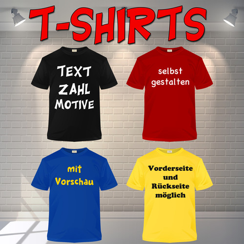 Shirt mit wunschtext - -,