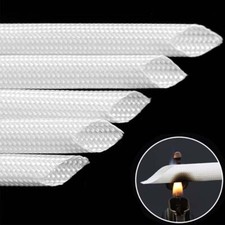 Isolier Silikon Glasfaser Schlauch Schutzschlauch hitzebeständig Glasfaserhülse