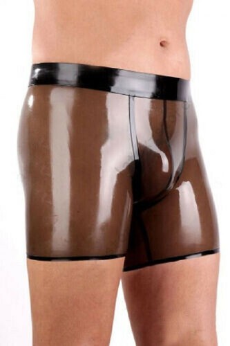 Latex gummi boxer - boxer, rauchgrau