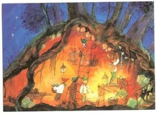 Postkarte , Karte Zwerge, Wichtel  diverse Motive wählbar, Jahreszeitentisch