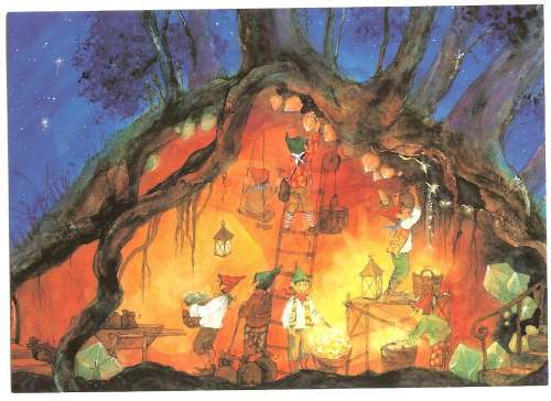 Postkarte karte zwerge - ,,