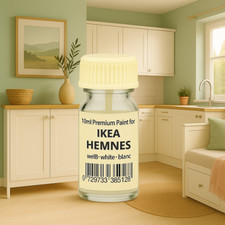Q-Pen Lackstift für IKEA HEMNES weiß – 10ml Premium Farbe · Retusche-Stift gegen