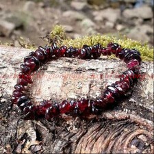 Granat Armband flexibel