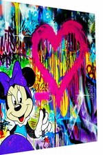 Pop Art Micky Maus Herz
