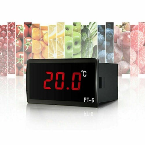Digital rot led - rot, thermometer