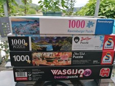 Konvolut Puzzles 4 mal 1.000 Teile