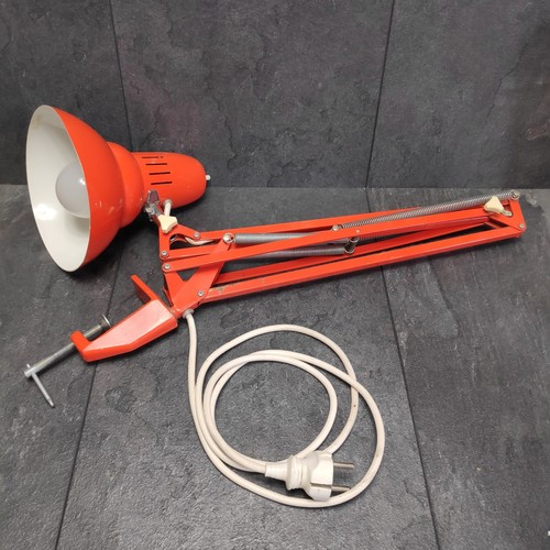 70er architektenlampe orange - architektenlampe,