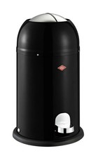 Wesco Kickmaster Junior 12L Treteimer Abfalleimer schwarz matt Stahl