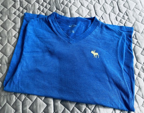 Abercrombie fitch shirt blau - abercrombie&fitch, t-shirt