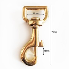 Bolzenkarabiner messing 2er - bolzenkarabiner,