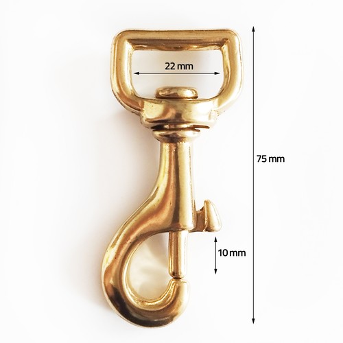 Bolzenkarabiner messing 2er - bolzenkarabiner,