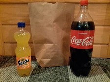 Fanta Flasche verwandet sich